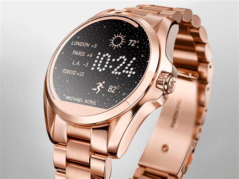 michael kors smartwatch rose gold ebay|Michael Kors bradshaw smartwatch gold.